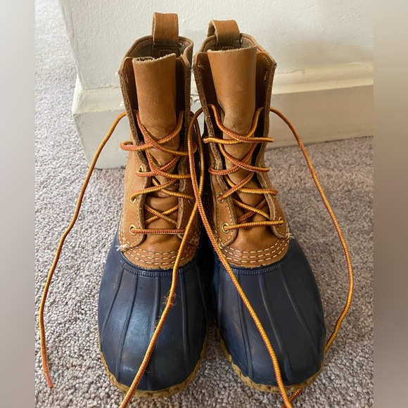 L.L. Bean Brown and Navy Winter Boots - Picture 2 of 4